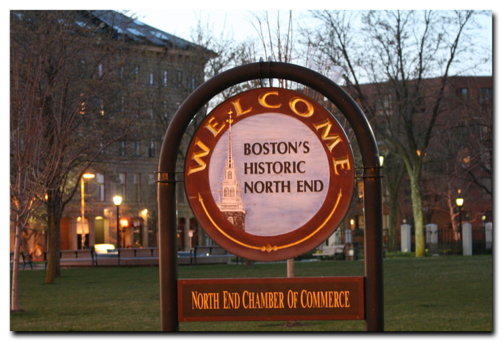 Welcome Sign of the North End