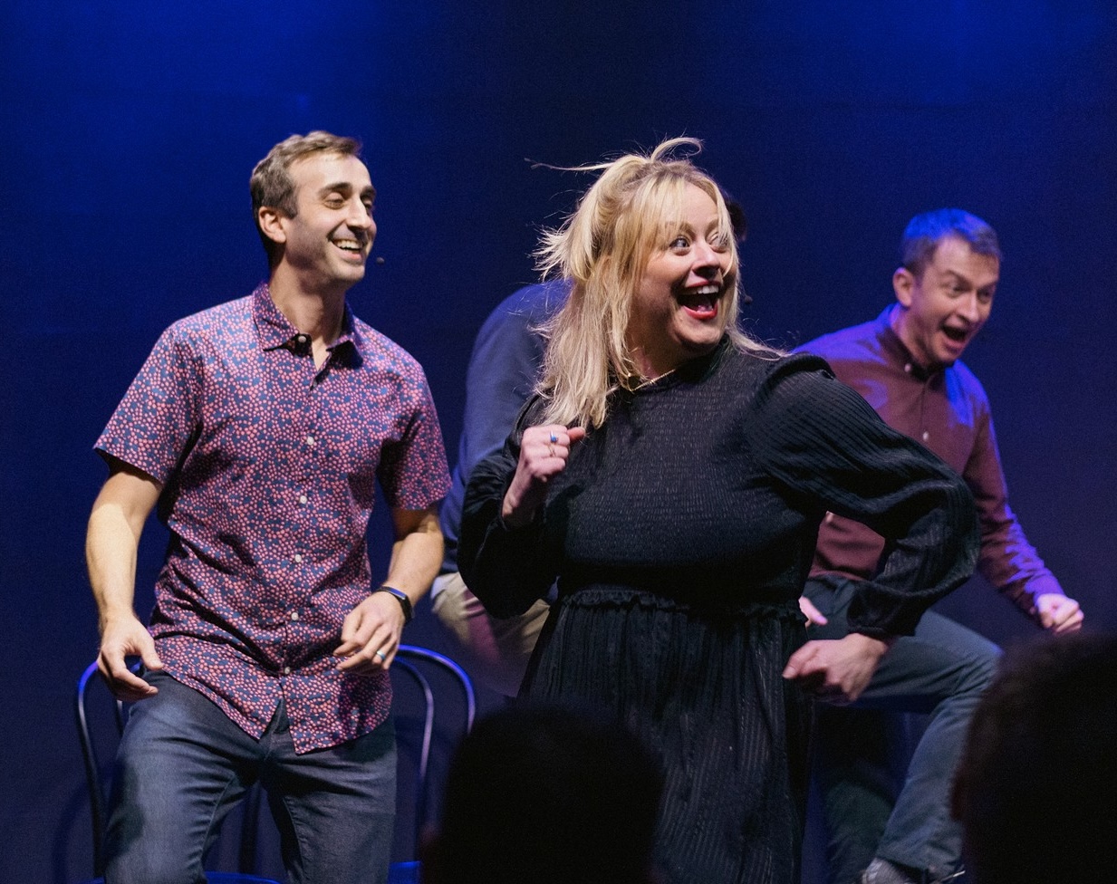 Members of Shitzprobe, one of the shows in rotation for the best comedy in NYC