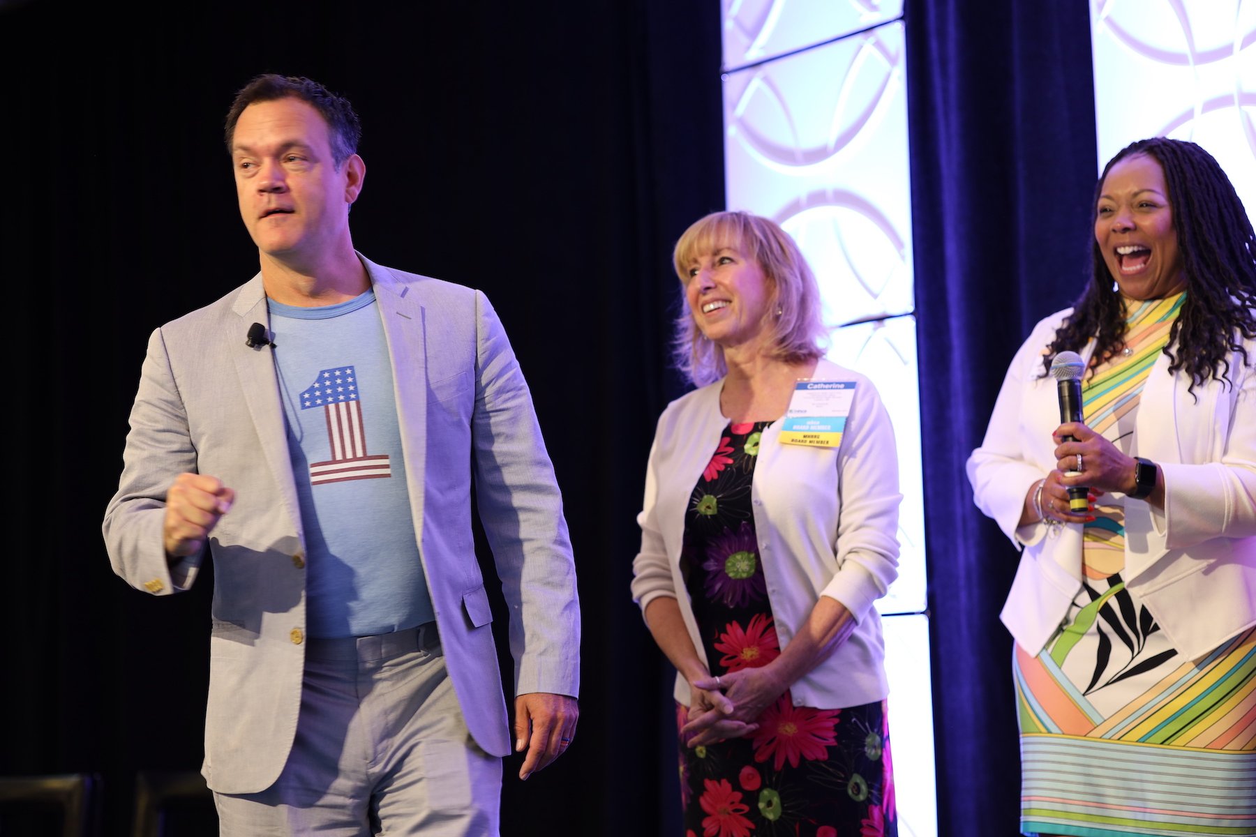 Norm Laviolette facilitates a corporate training in New York City for executives looking to improv their creativity, confidence, and collaboration.